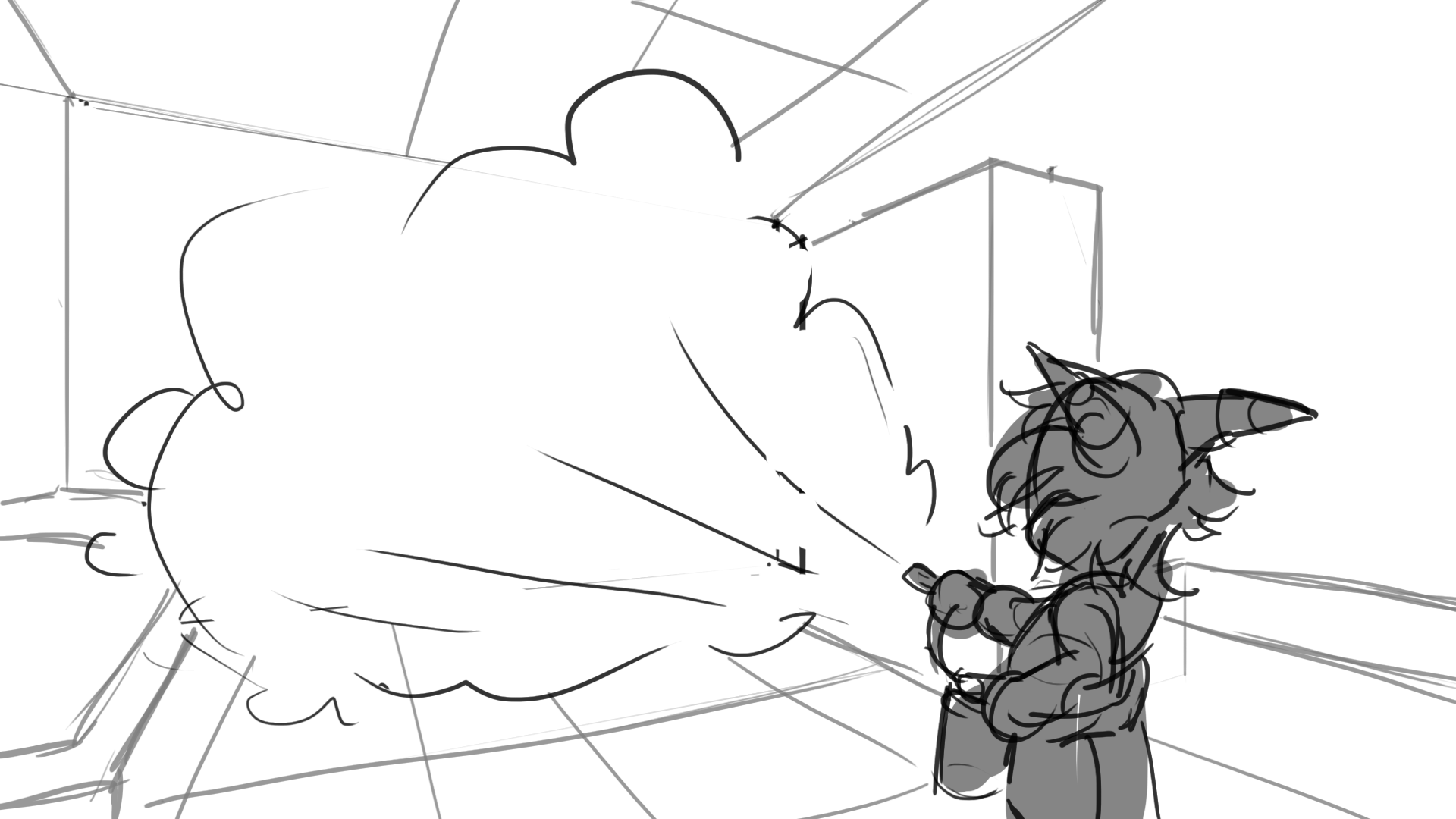 SFX: Fire extinguisher