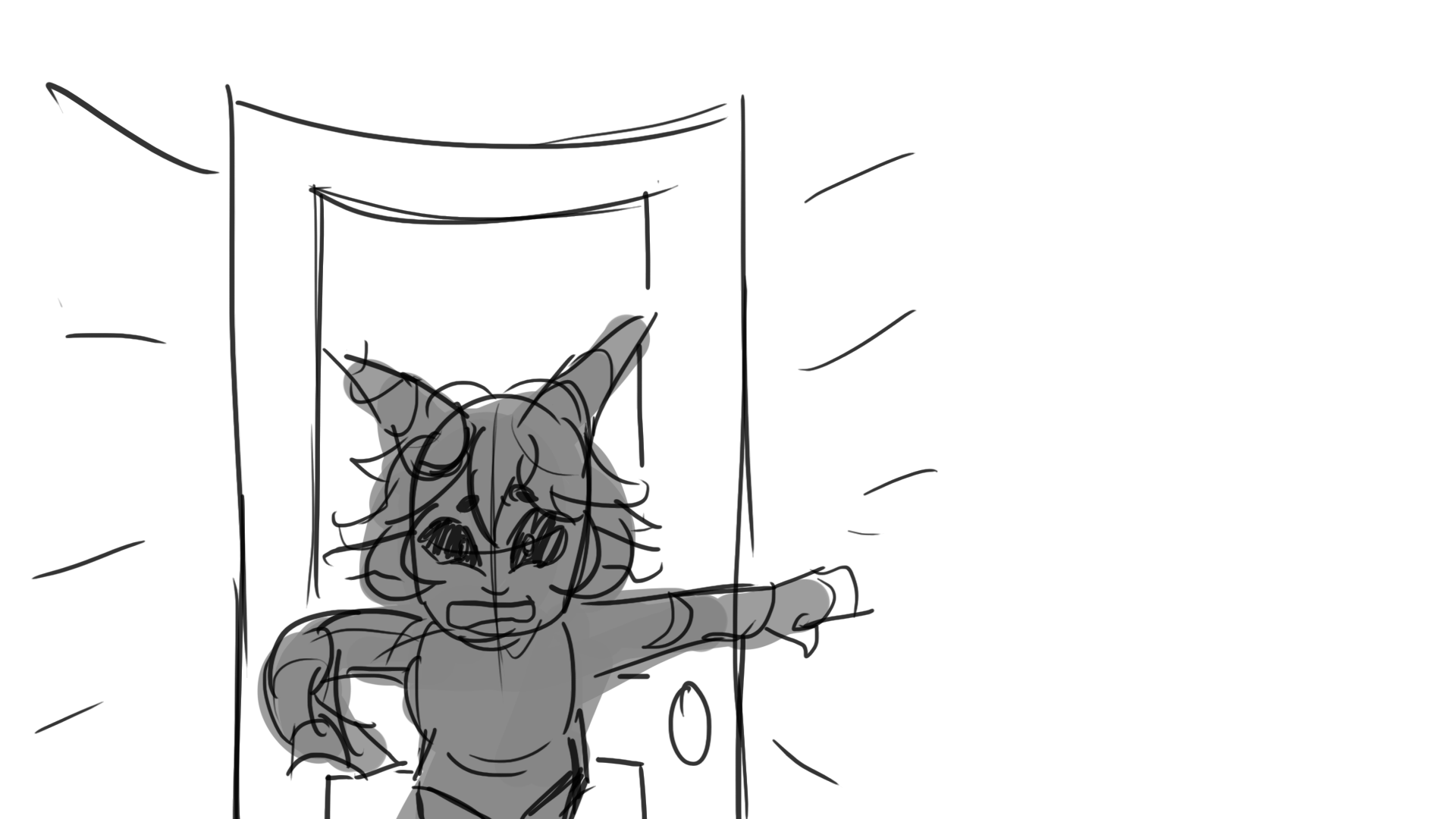 SFX: Door slam