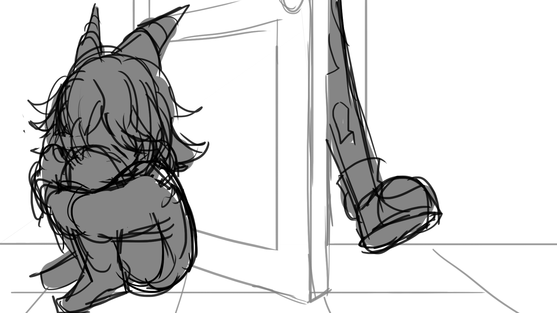 SFX: Door opening